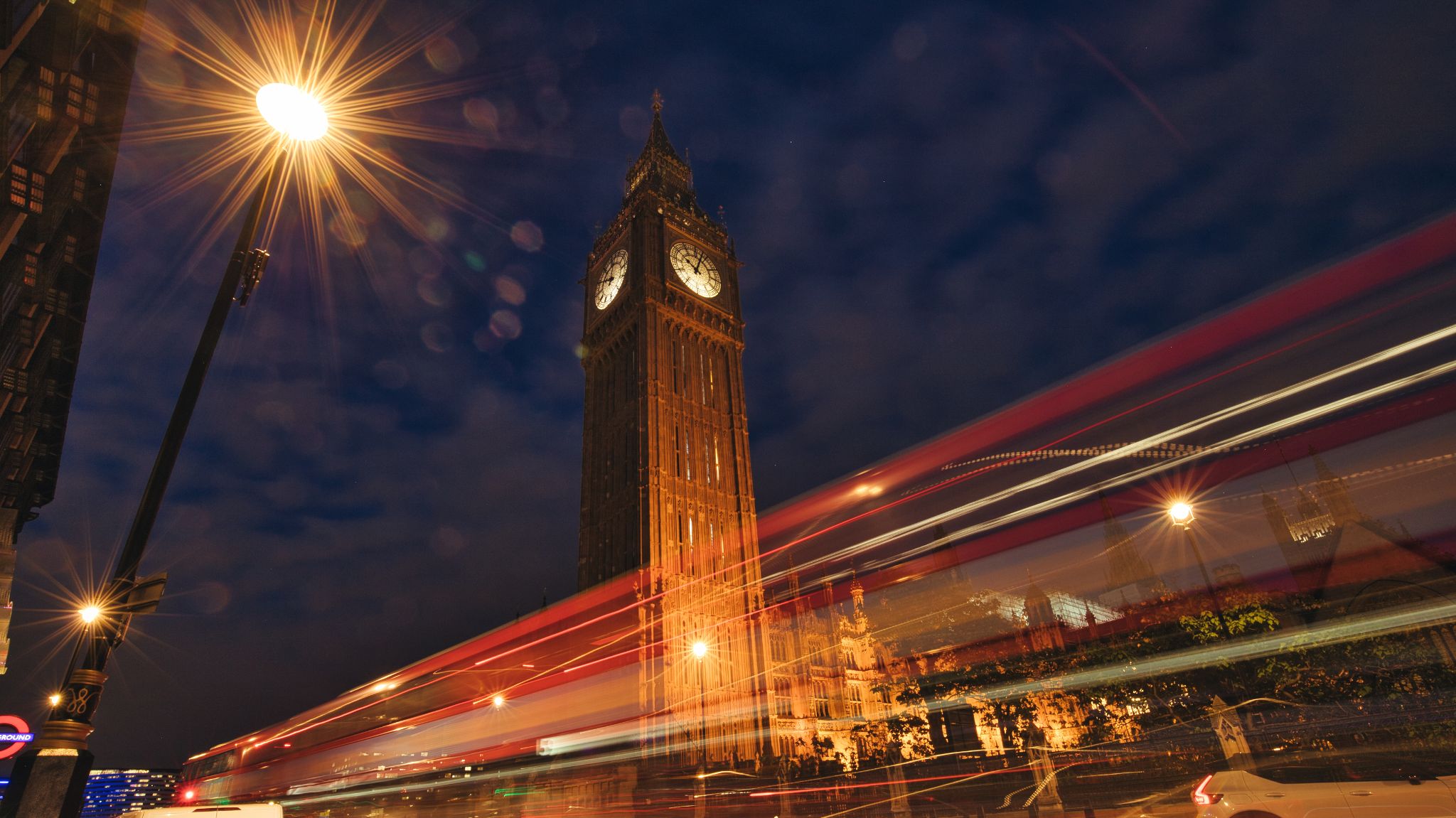 Big Ben zur blauen Stunde